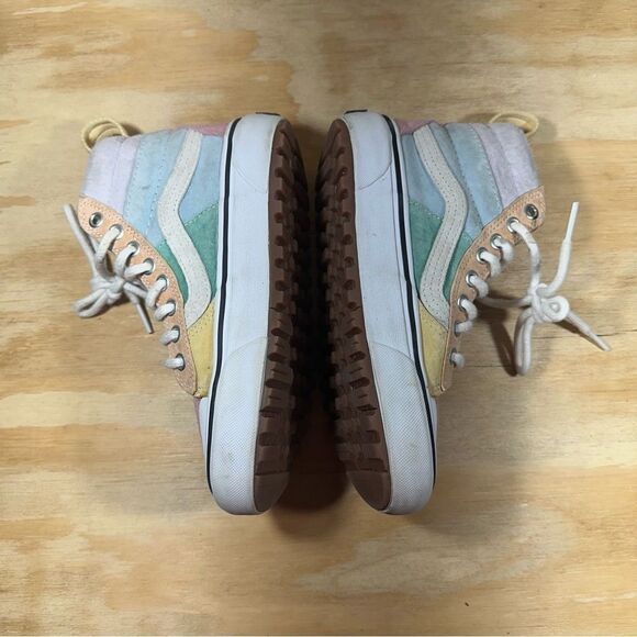 Vans Pastel Rainbow Shoes Women’s Size 5 - Picture 3 of 7